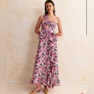 Gul Hurgel linen martillo floral dress XL